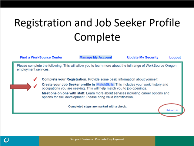 iMatchSkills Registration and Job Seeker ... - OED Unemployment