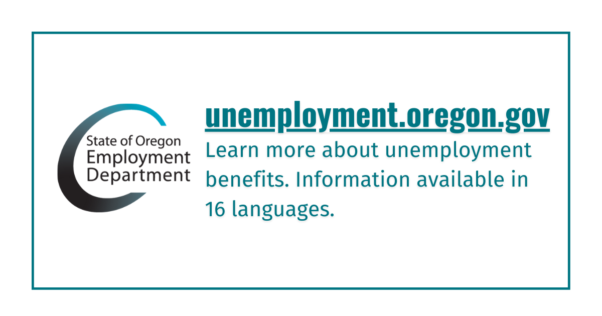 Contact State of Oregon Employment Department