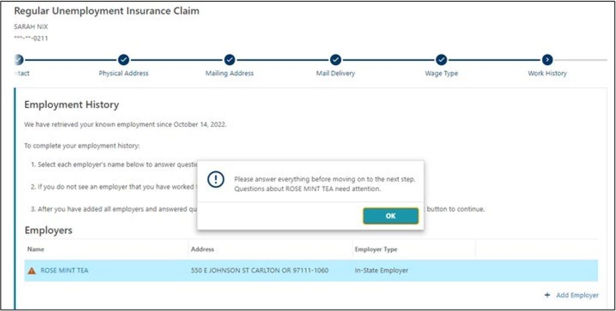 How to file an initial application for… | OED Unemployment Insurance